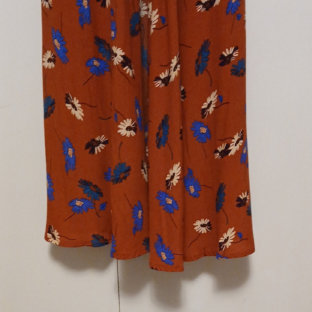 Free People Rust Floral Duster - Picture 4 of 8